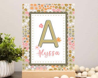 Personalized Name Night Light for Kids | Custom Name Nursery Decor Sign | Gifts for Children | Gift for Young Boys and Girls Bedroom
