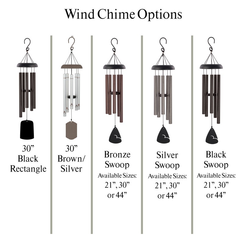 Custom Wind Chime Company Gifts for Employees Corporate Gift for Clients Logo Wind Chime Bulk Wind Chimes Company Holiday Gifts image 2