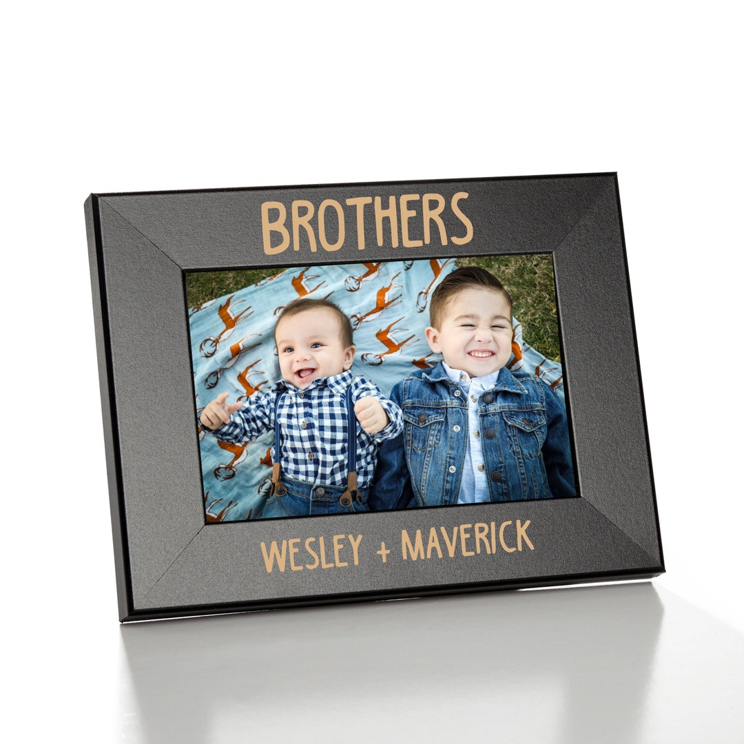 Personalized Brothers Picture Frame Custom Brothers Picture Frame