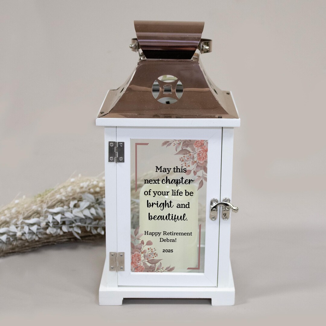 Next Chapter Happy Retirement Gifts | Personalized Retirement Candle ...
