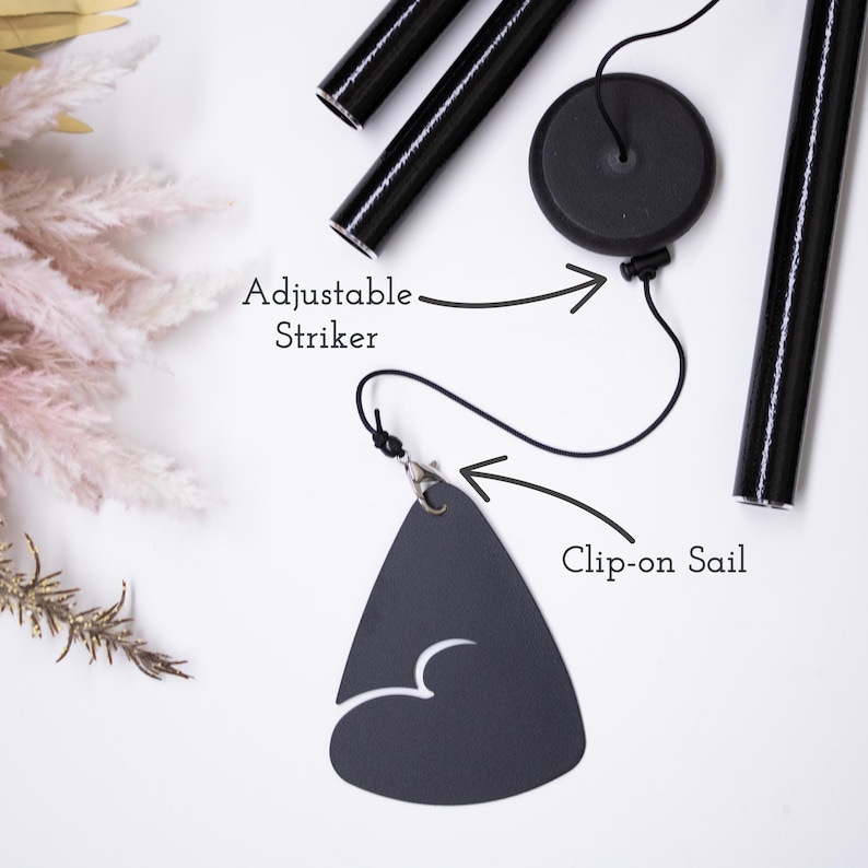 Cat Memorial Gift | Cat Memorial Wind Chime | Loss of Cat Gift | Cat Remembrance Gifts | Custom Cat Loss Gift | Cat Sympathy Wind Chime Gift image 3