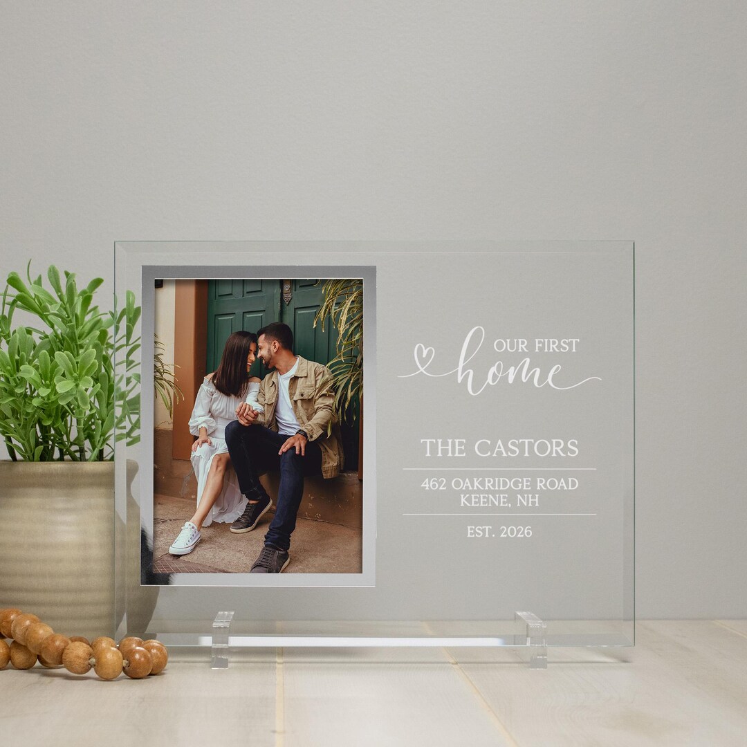 Our First Hello Photo Frame Our First Home Picture Frame | Personalized 1st Home Picture Frame ...