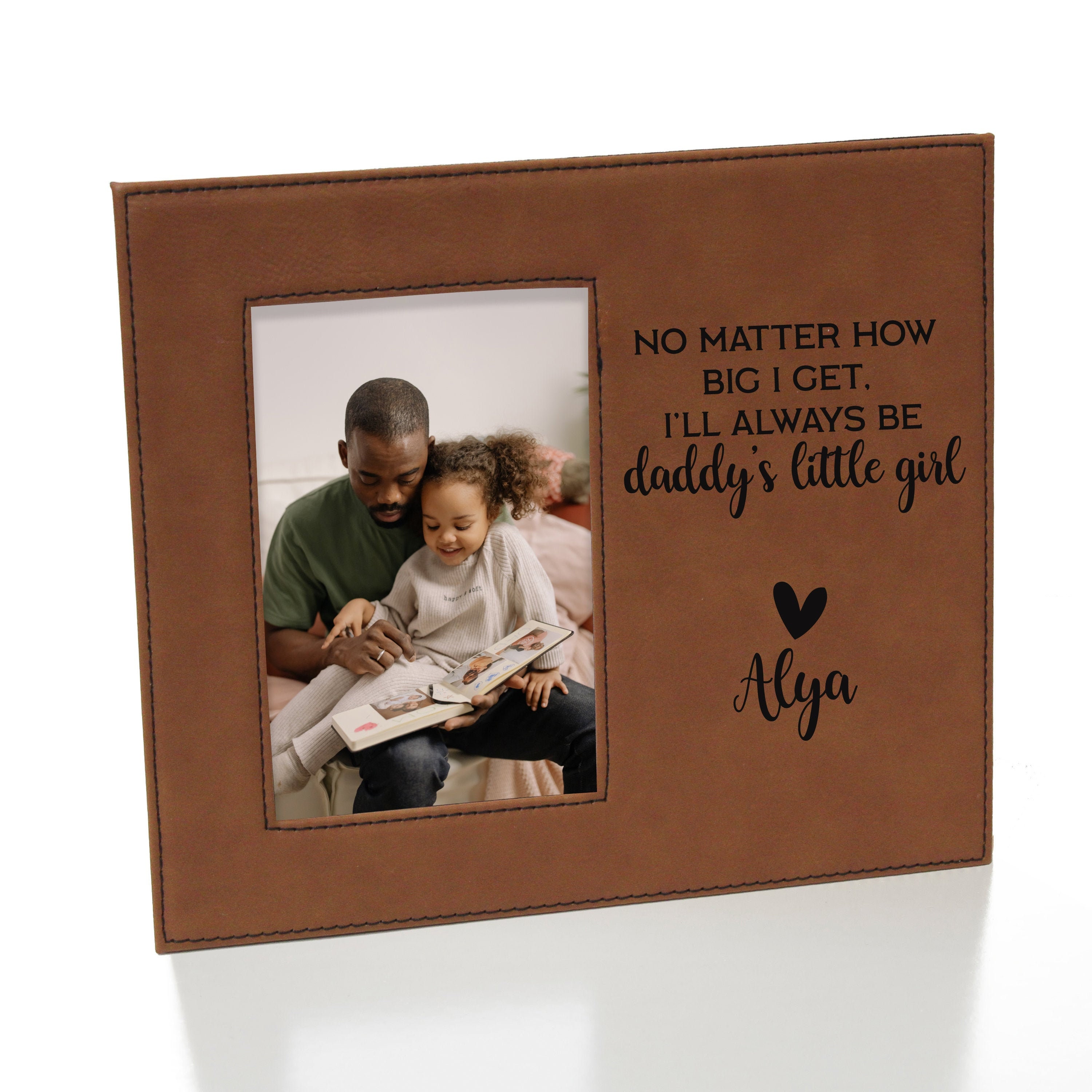 Daddy's Little Girl Picture Frame | Personalized Daddy Daughter P…