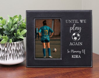 Until We Play Again Memorial Picture Frame | Personalized Sports Memorial Picture Frame | Athlete Memorial | Basketball Baseball Loss