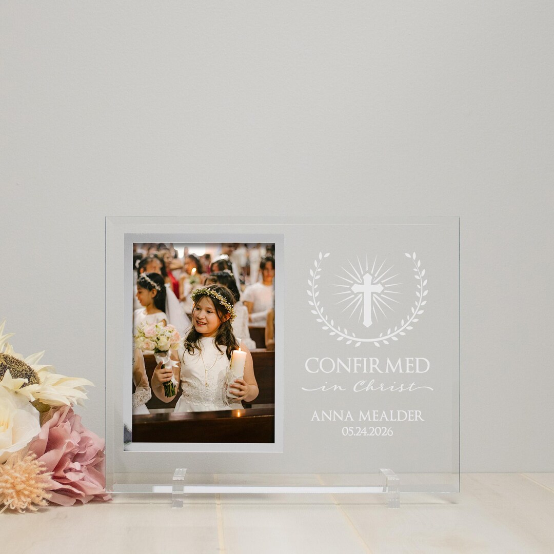 Confirmation Picture Frame | Personalized Confirmation Gift for Girls ...