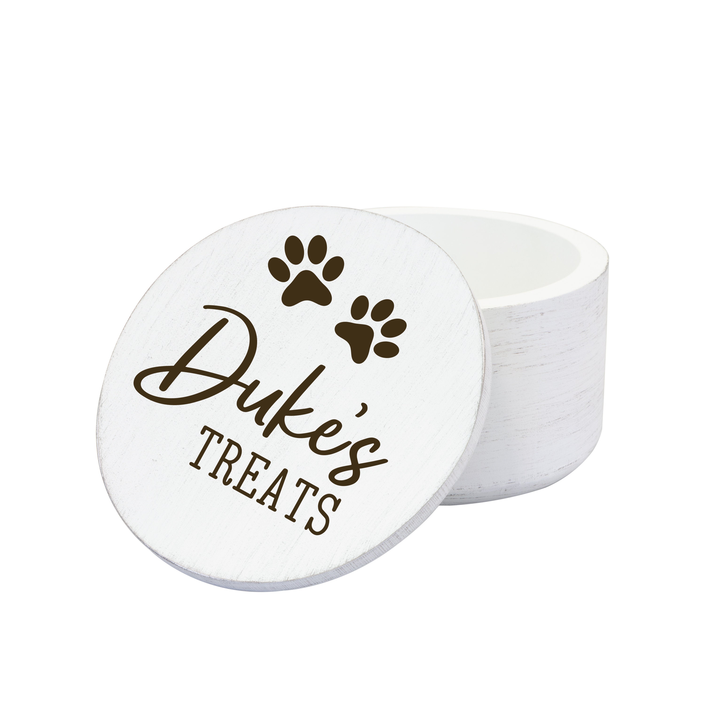 Personalized Dog Treats Box Wooden Dog Treats Jar Custom Etsy
