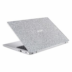 Acer Nitro Skin in Blanc Glitter, Acer Nitro Cover in Blanc Glitter, Acer Nitro Decal in Blanc Glitter