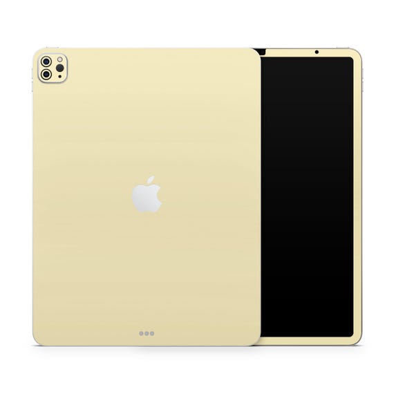 iPad Skin: Soft Yellow Protective Vinyl (Lightweight, Easy to Apply)