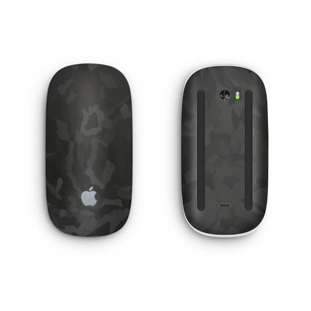 Black Camo Magic Mouse 2 Skin, Apple Magic Mouse Skin, Iconic Magic