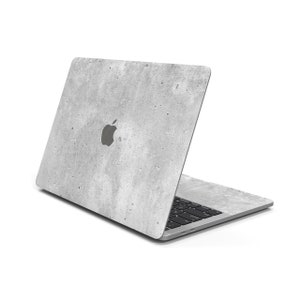Concrete MacBook Skin: Sleek Vinyl Decal for Laptop Protection