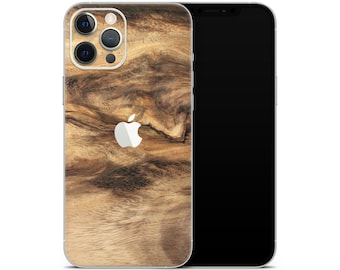 Wood Print iPhone Skin, Wood Print iPhone Decal, Wood Print Vinyl iPhone Sticker