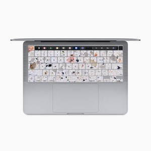 Terrazzo MacBook Keyboard Skin, Terrazzo MacBook Keyboard Decal, Terrazzo MacBook Keyboard Sticker