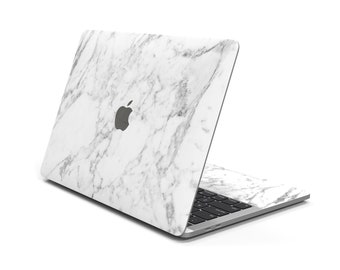 Skin M1 pour MacBook Pro 14 pouces en marbre blanc, décalcomanie pour MacBook Pro 14 pouces 2021 en marbre blanc, coque pour MacBook Pro 14 pouces en marbre blanc 2021