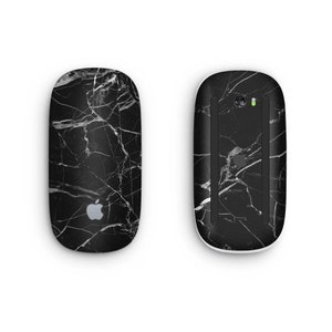Pelle nera per mouse magico Hyper Marble 2, Pelle per mouse magico Apple, Pelle iconica per mouse magico, Pelle nera per mouse Hyper, Avvolgimento pelle per mouse magico Apple
