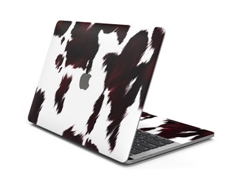 Skin MacBook en peau de vache, sticker MacBook en peau de vache, housse de MacBook en peau de vache, peau de MacBook impression vache, sticker MacBook impression vache, housse de MacBook impression vache