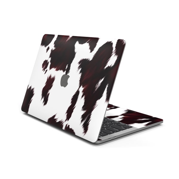 MacBook Pro 14-inch M1 Skin in Cow Print, MacBook Pro 14-inch 2021 Decal in Cow Print, 2021 MacBook Pro 14-inch Cover in Cow Print