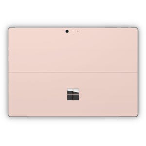 Microsoft Surface Skin in zachtroze, Microsoft Surface Cover in zachtroze, Microsoft Surface-sticker in zachtroze