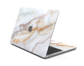 Skin pour MacBook marbre vanille, décalcomanie pour MacBook marbre vanille, housse de MacBook marbre vanille