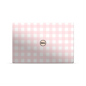 Dell Latitude Skin: Pink Gingham Pattern - Easy Apply Vinyl