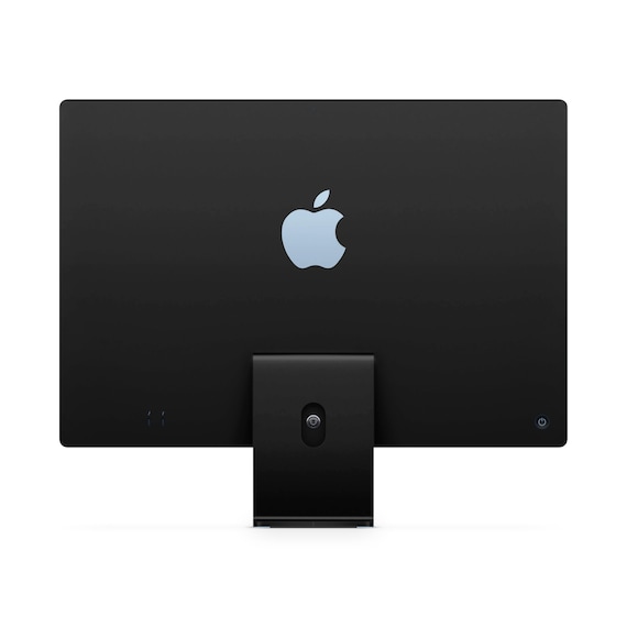 Black iMac Decal: Sleek Matte Finish (24" and 27" Compatible)