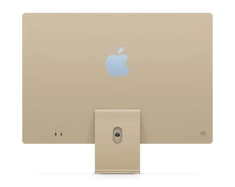 Beige iMac Skin, Tan Apple iMac Skin Cover, Classic iMac Skin Cover, iMac Protective Skin, iMac Decal, iMac Wrap, Neutral Desk Accessories