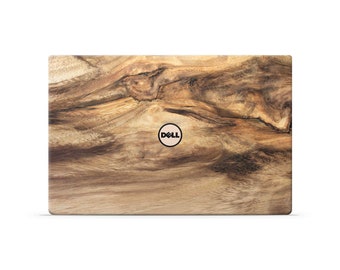 Habillage Dell XPS en bois, coque Dell XPS en bois, décalcomanie Dell XPS en bois
