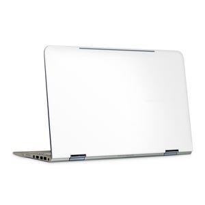 Skin per laptop HP Envy: rivestimento in vinile bianco (superiore e inferiore)
