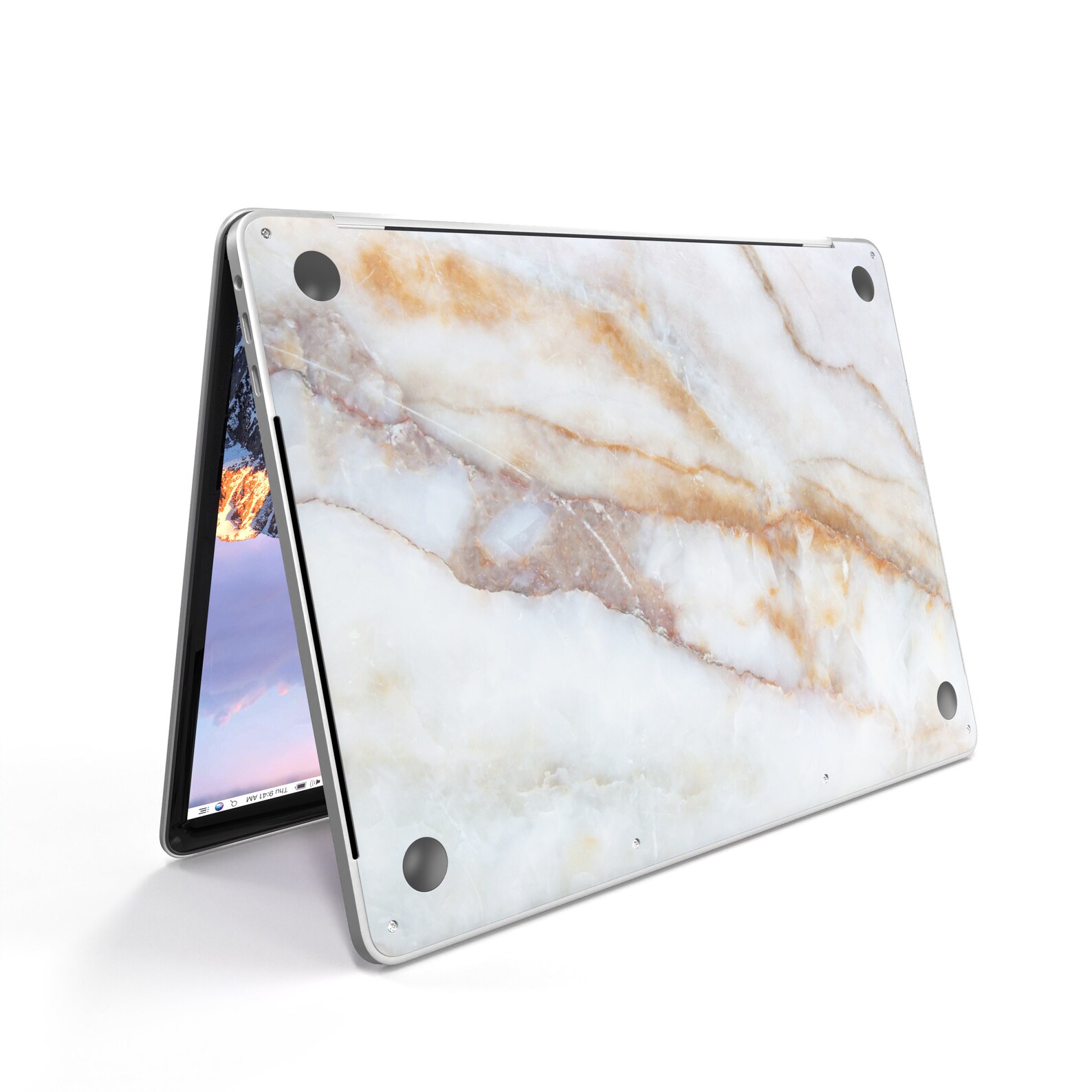 MacBook Pro 14-inch M1 Skin in Vanilla Marble, 2021 MacBook Pro 14-inch ...