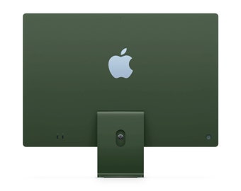 Forest Green iMac Skin, Dark Green Apple iMac Skin Cover, Classic iMac Skin Cover, iMac Protective Skin, iMac Decal, iMac Wrap