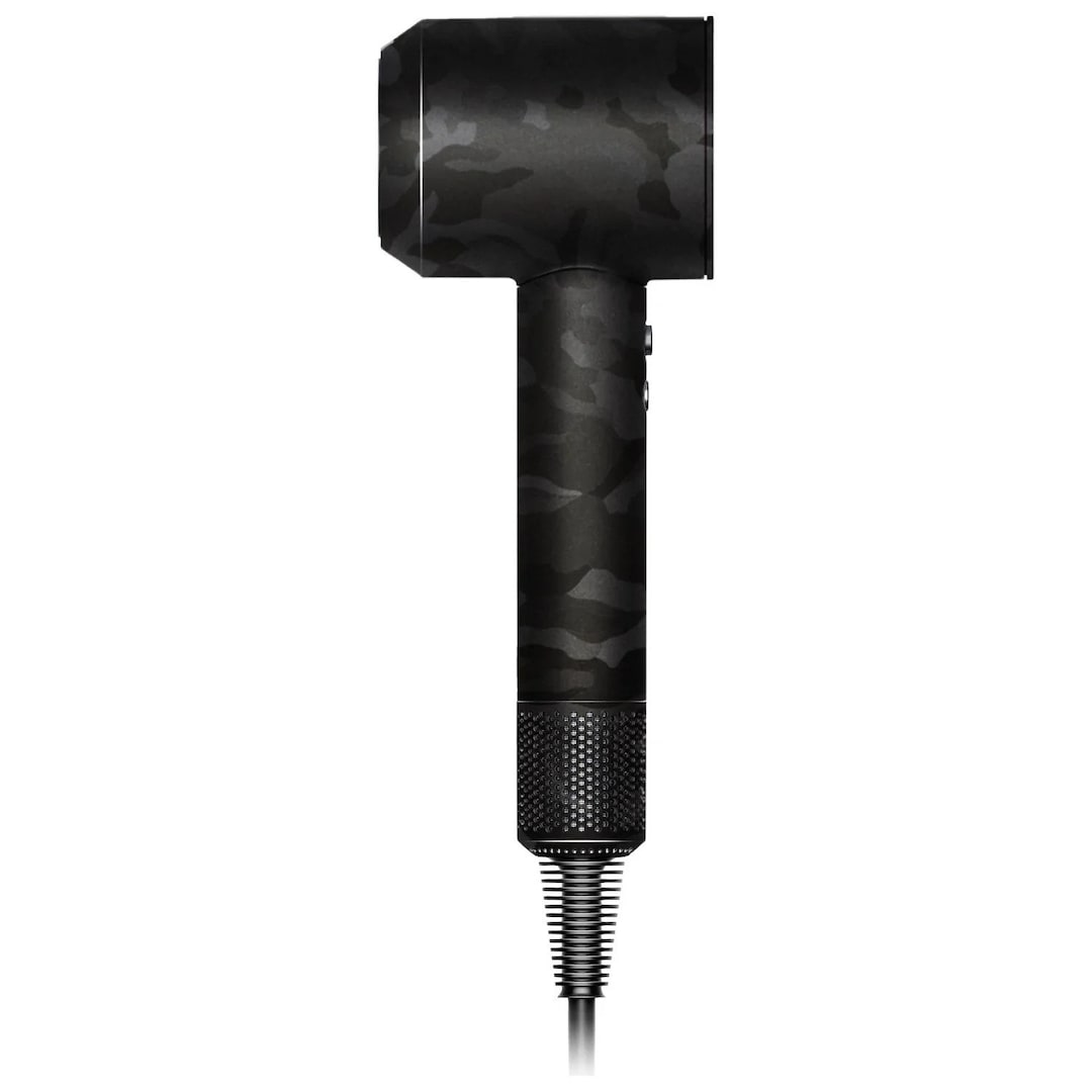 Black Camo Dyson Hair Dryer Skin, Dyson Supersonic Hair Dryer, Smooth Dyson Hair Dryer Skin
