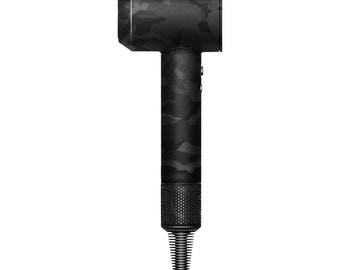 Funda para secador de pelo Dyson Black Camo, secador de pelo Dyson Supersonic, funda lisa para secador de pelo Dyson, funda para secador de pelo Dyson Black Camo