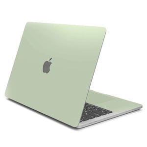 Sage Green MacBook Skin, Pastel Green MacBook Decal, Simple MacBook Skin, Neutral MacBook Decal, Solid Color MacBook Cover