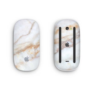 Pelle per mouse magico in marmo vaniglia 2, Pelle per mouse magico Apple, Pelle per mouse magico, Pelle per mouse magico in marmo vaniglia, Avvolgimento pelle per mouse magico Apple