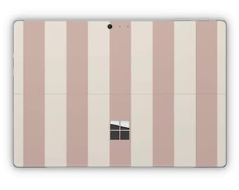 Skin para Microsoft Surface en Sugar Stripe, cubierta para Microsoft Surface en Sugar Stripe, calcomanía para Microsoft Surface en Sugar Stripe