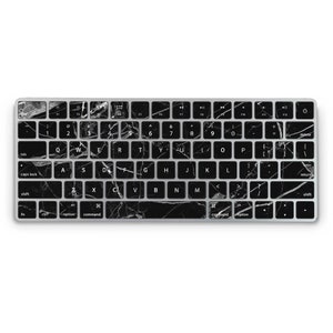 Puede incluir: Piel de teclado de mármol blanco y negro para Macbook. La piel cubre las teclas y la fila superior de teclas de función.