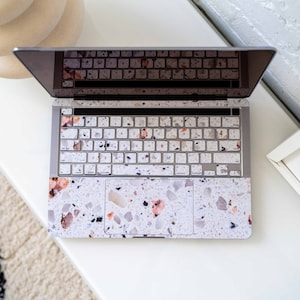 Air 13-inch M2 Case, Terrazzo Print MacBook Case, Air M2 MacBook Case, New MacBook Air M2 Cover, Air M2 Hard Case, MacBook A2681 Case