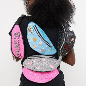 Custom Glitter fanny pack