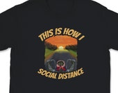 Motorcycle Gift, How I Social Distance Bike Tee and Hoodie