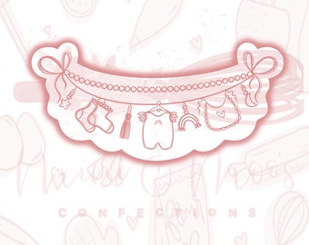 Boho Banner Cookie Cutter ***FAST SHIPPING!!!***