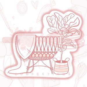 STL File-Boho Bassinet Cookie Cutter-Large 4&quot;