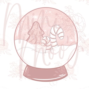 Magical Snowglobe Christmas Cookie Cutter