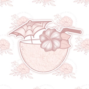 Tropical Drink Cookie Cutter