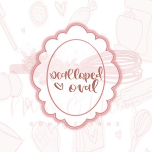 Scalloped Oval Cookie Cutter