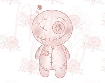 Voodoo Doll Halloween Cookie Cutter