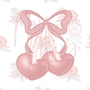 Coquette Cherries Valentine Cookie Cutter