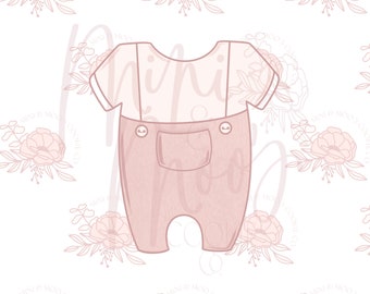 Overall Onesie Cookie Cutter