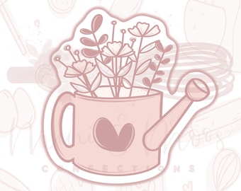 Spring Watering Can Cookie Cutter