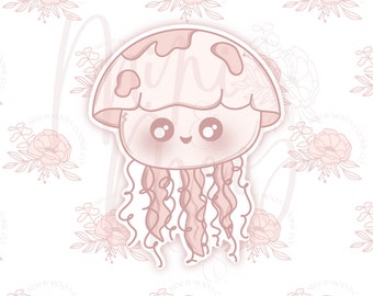 Playful Jellyfish Cookie Cutter