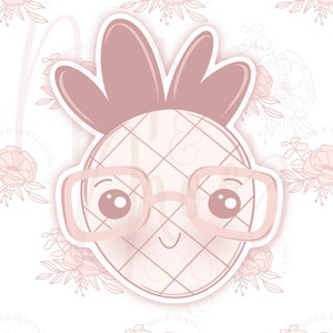 Nerdy Pineapple Cookie Cutter