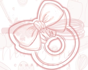 Boho Bow Rattle Cookie Cutter